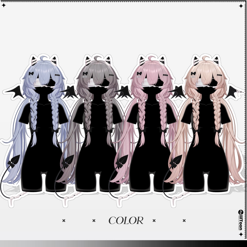 【11 avatars】【VRC Hair】♥ Nova_Hair ♥