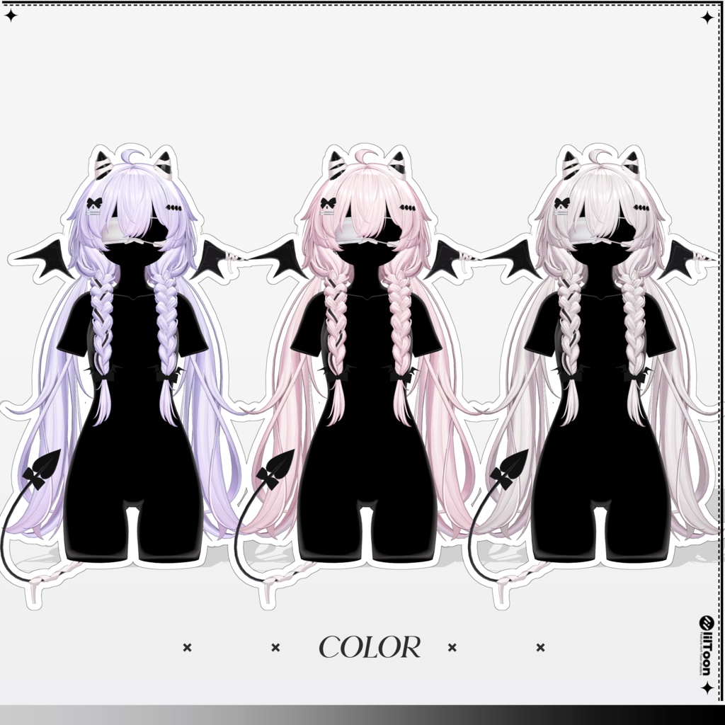 【11 avatars】【VRC Hair】♥ Nova_Hair ♥