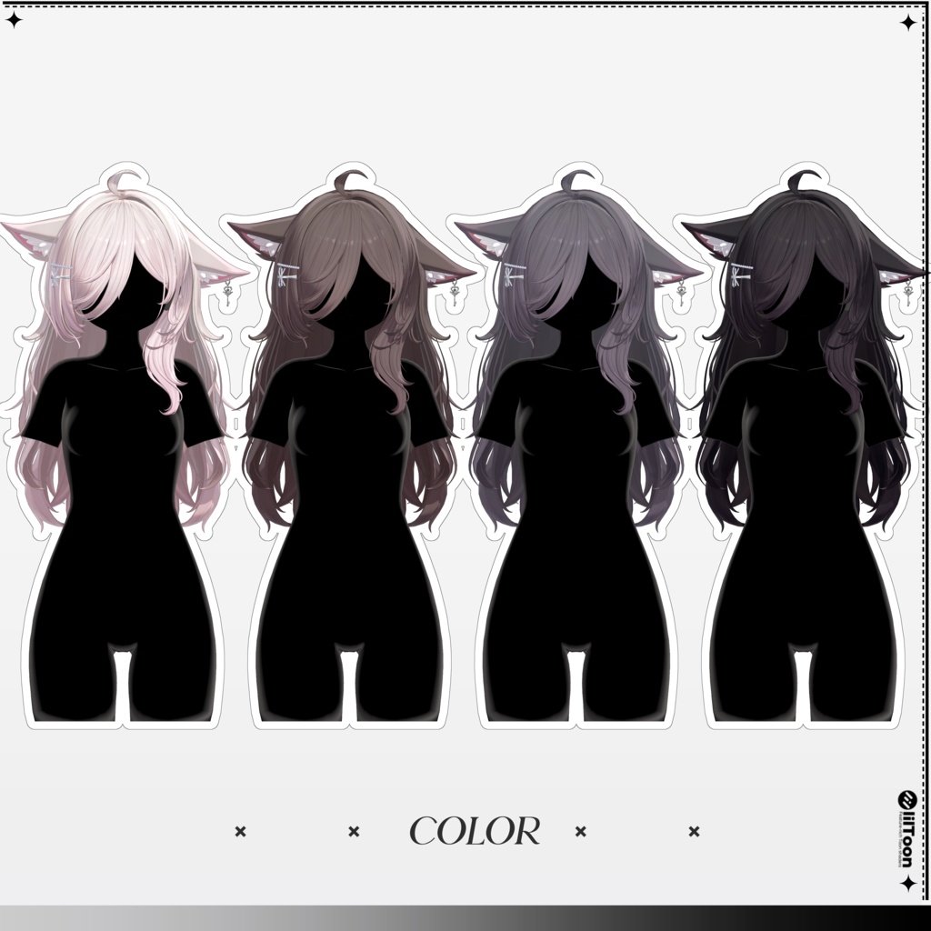 【10 avatars】【VRC Hair】♥ Freya_Hair ♥