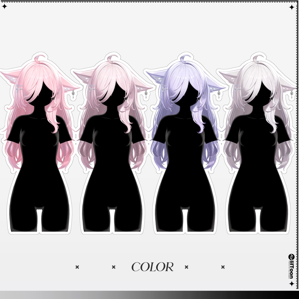 【10 avatars】【VRC Hair】♥ Freya_Hair ♥