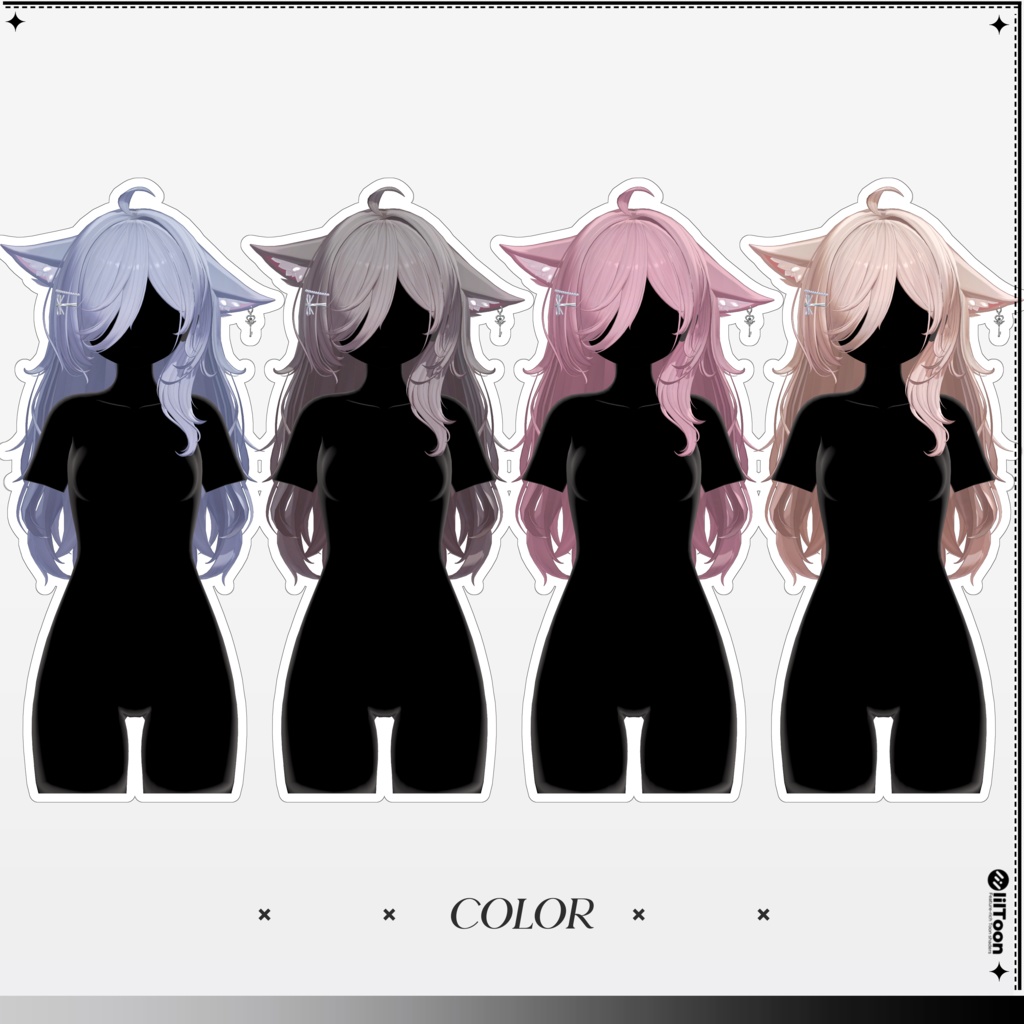 【10 avatars】【VRC Hair】♥ Freya_Hair ♥