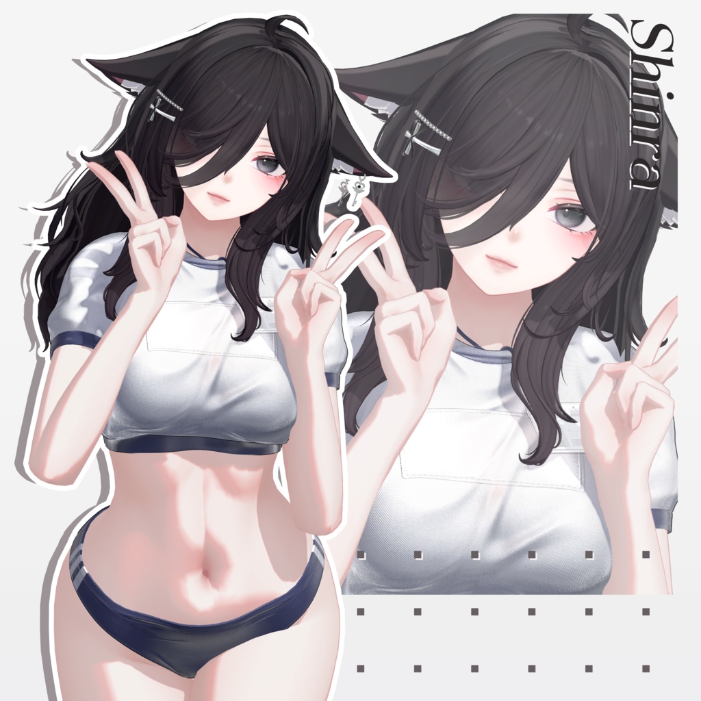 【10 avatars】【VRC Hair】♥ Freya_Hair ♥