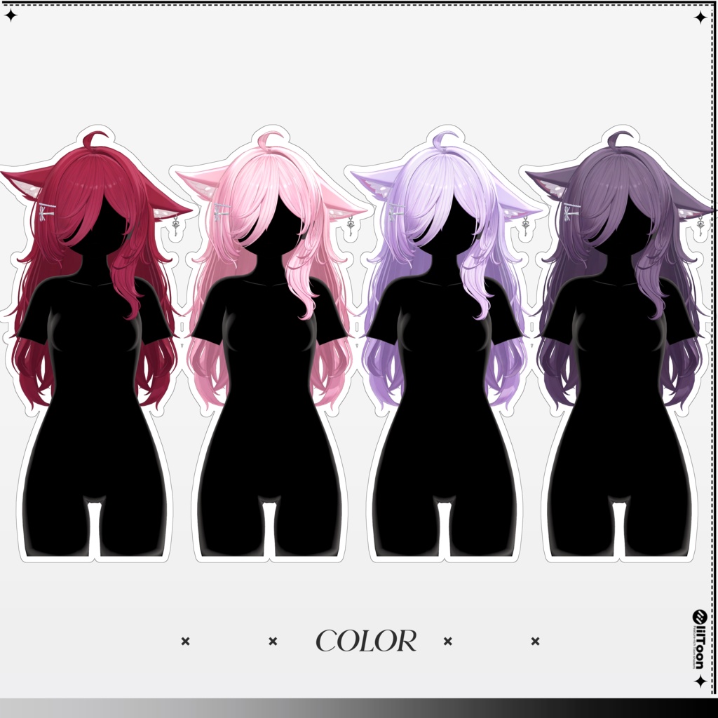 【10 avatars】【VRC Hair】♥ Freya_Hair ♥