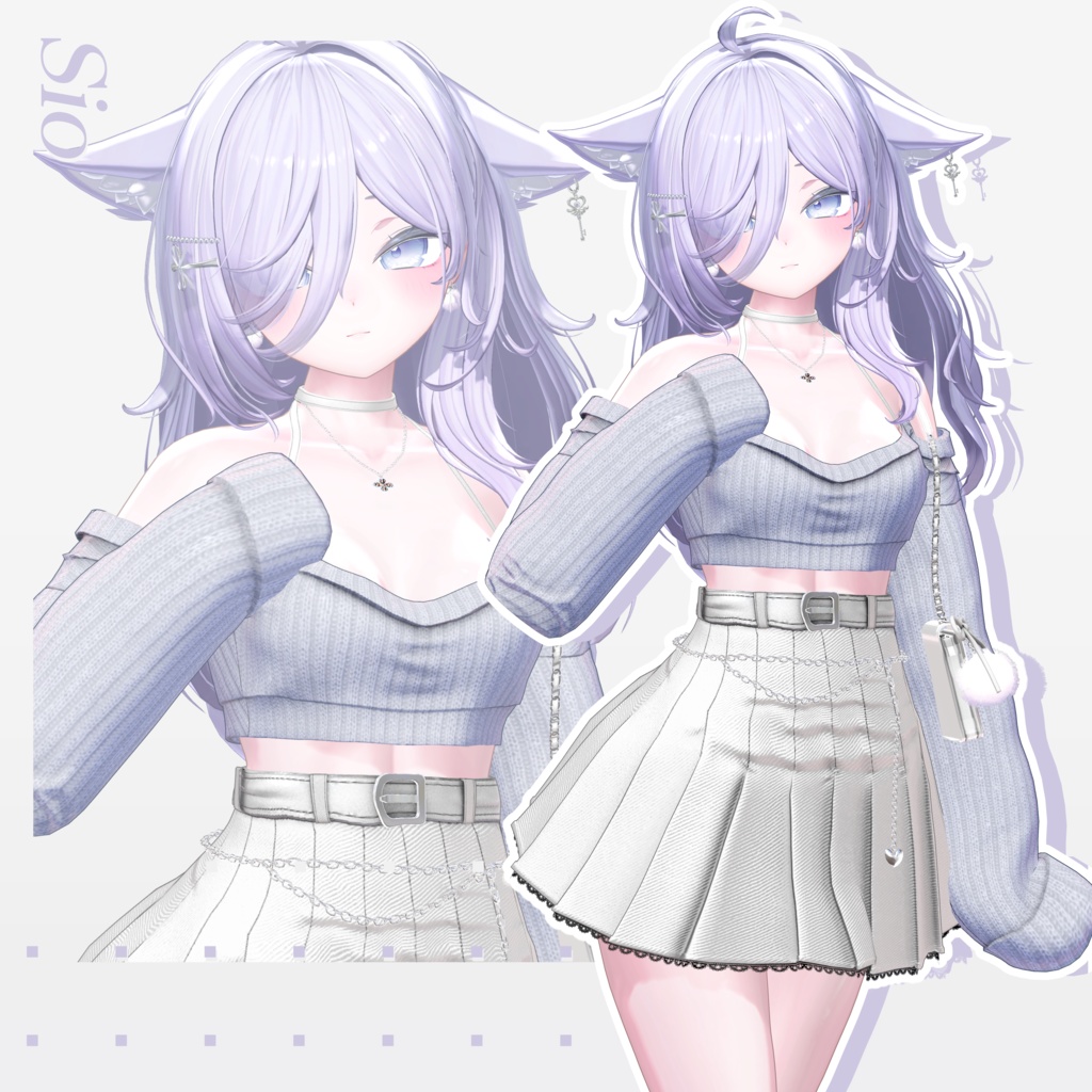 【10 avatars】【VRC Hair】♥ Freya_Hair ♥