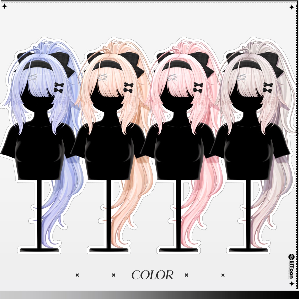 【11 avatars】【VRC Hair】♥ Twila_Hair ♥