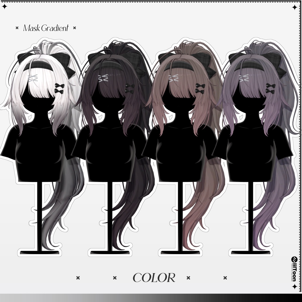【11 avatars】【VRC Hair】♥ Twila_Hair ♥