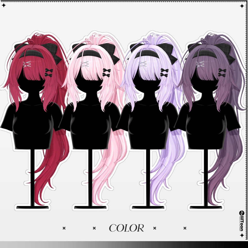 【11 avatars】【VRC Hair】♥ Twila_Hair ♥