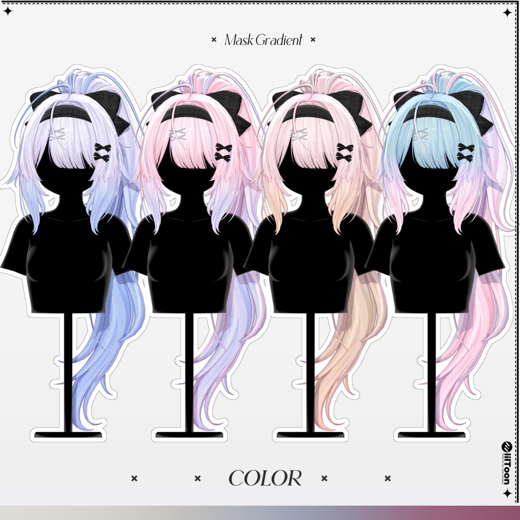 【11 avatars】【VRC Hair】♥ Twila_Hair ♥
