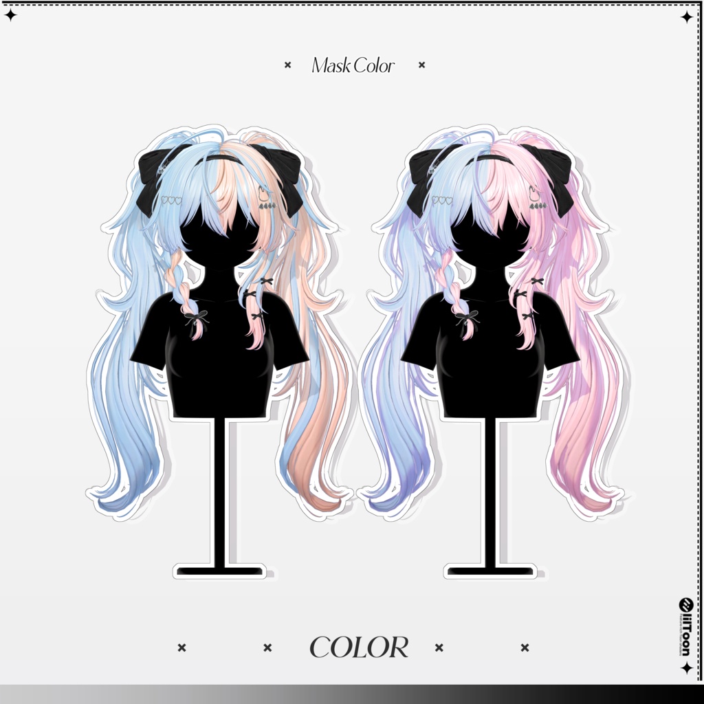 【11 avatars】【VRC Hair】♥ Lili_Hair ♥