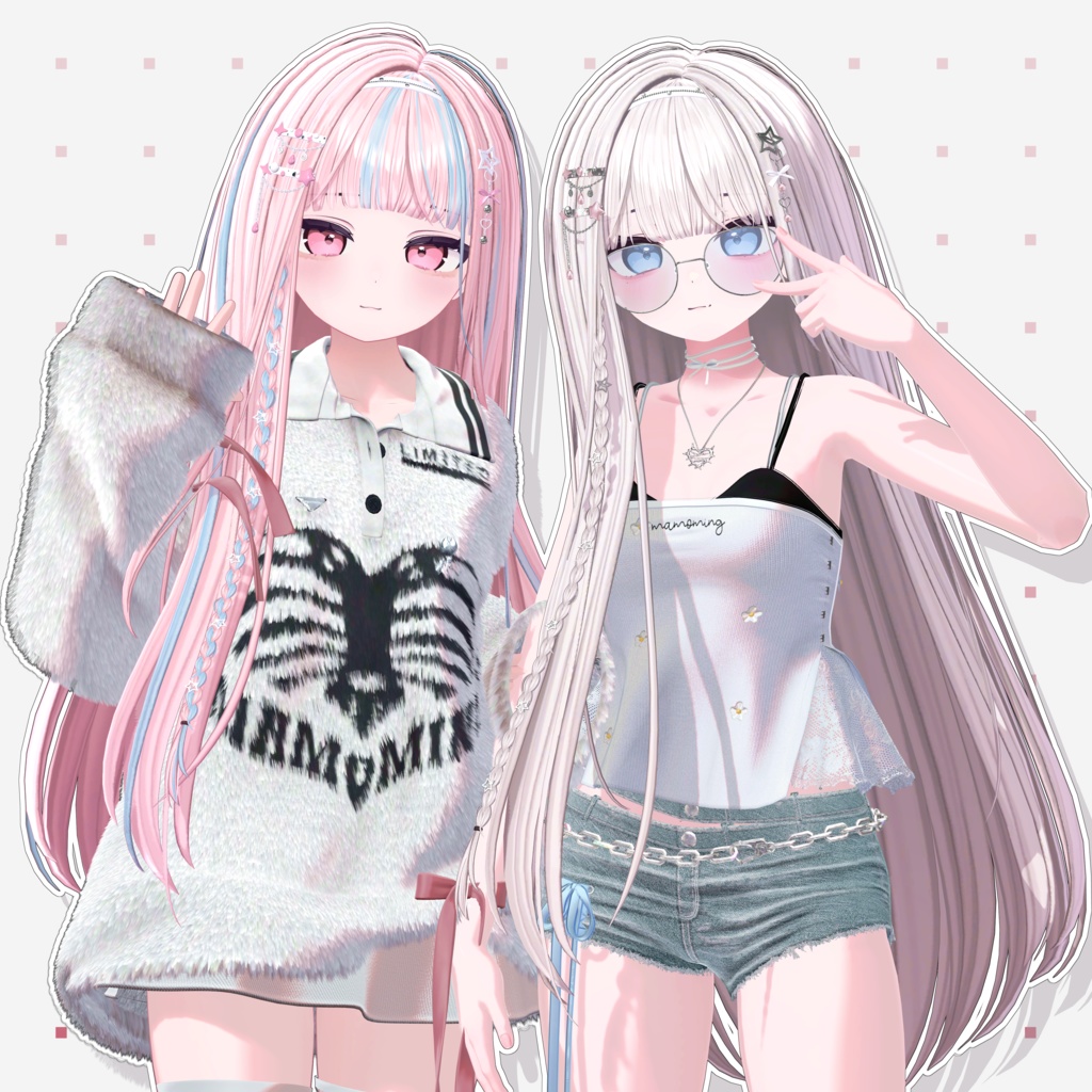 【10 avatars】【VRC Hair】♥ Iris_Hair ♥