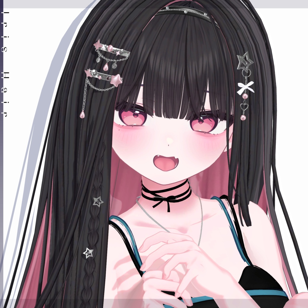 ✨セール 中✨【10 avatars】【VRC Hair】♥ Iris_Hair ♥