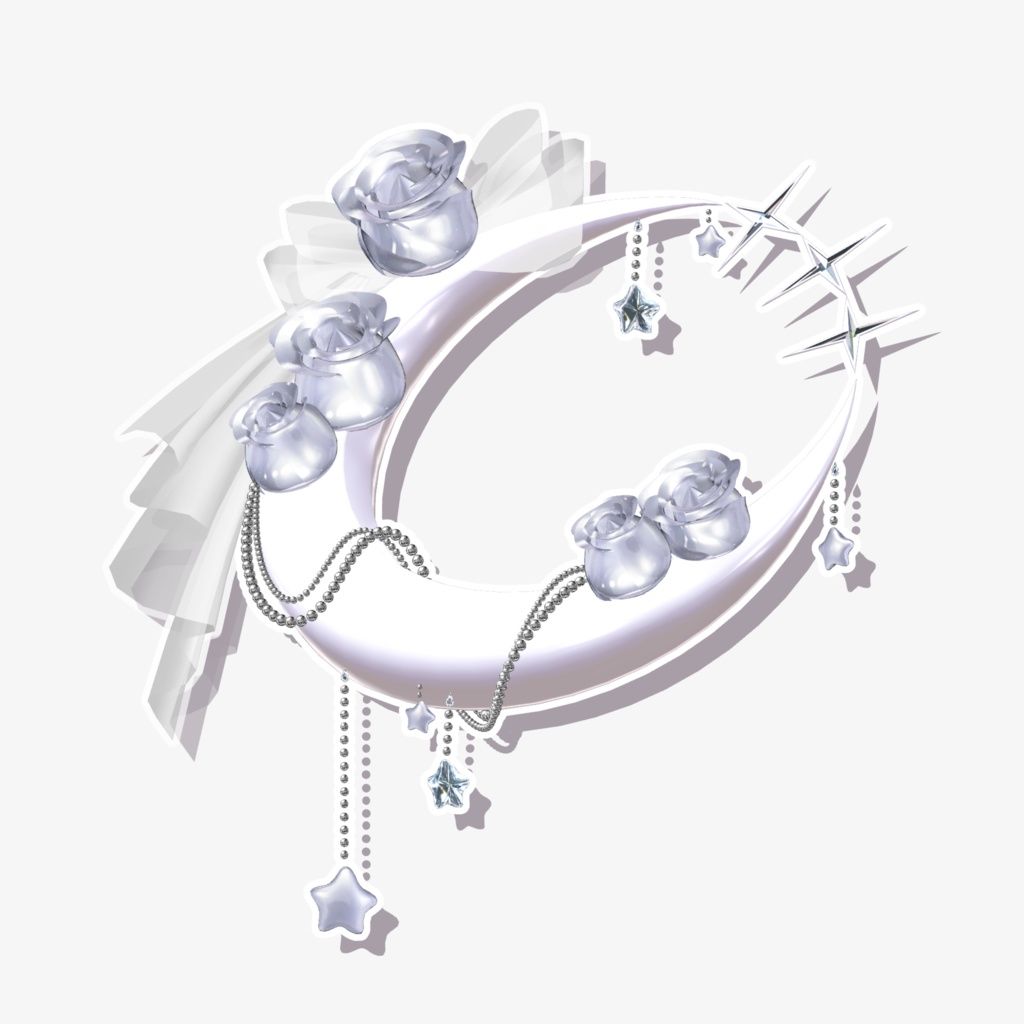 【 VRC Accessories 】 Eclipse Halo