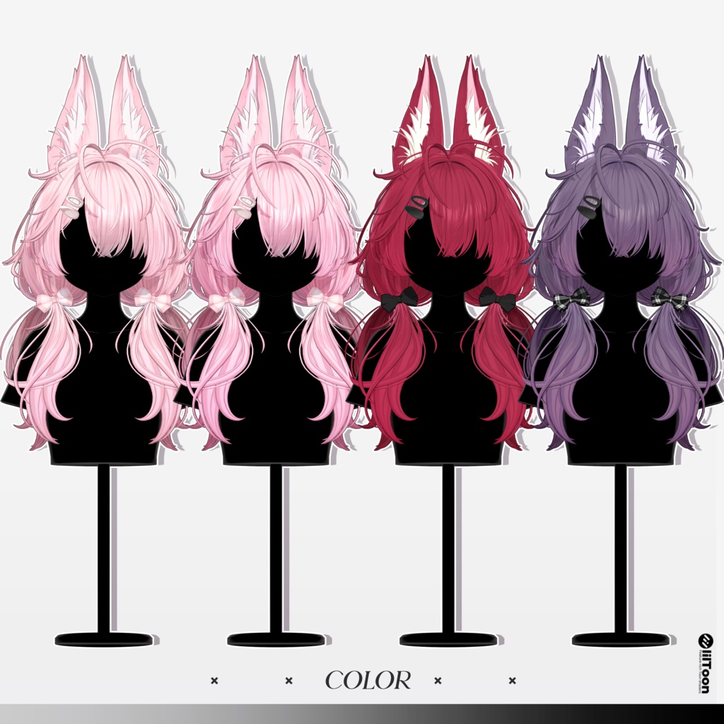 【10 avatars】【VRC Hair】♥ Cocoa_Hair ♥