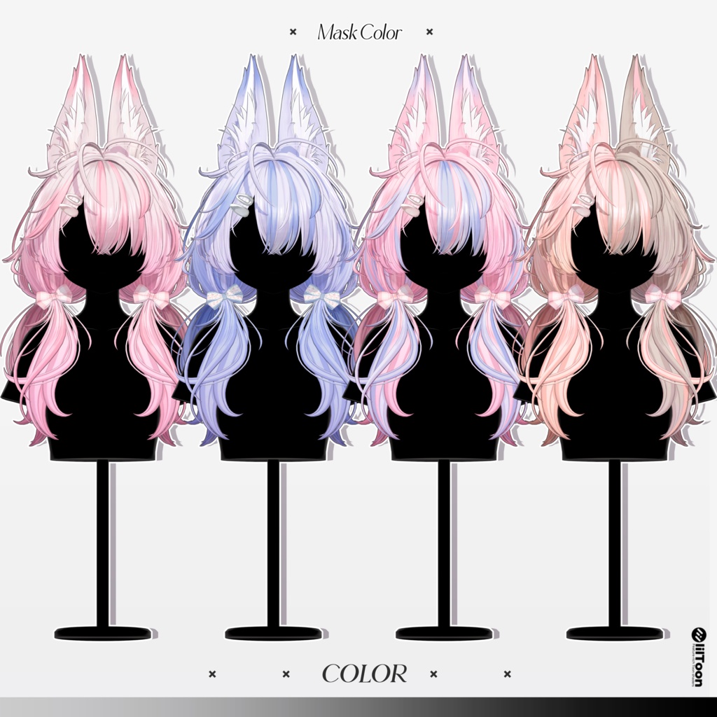 【10 avatars】【VRC Hair】♥ Cocoa_Hair ♥