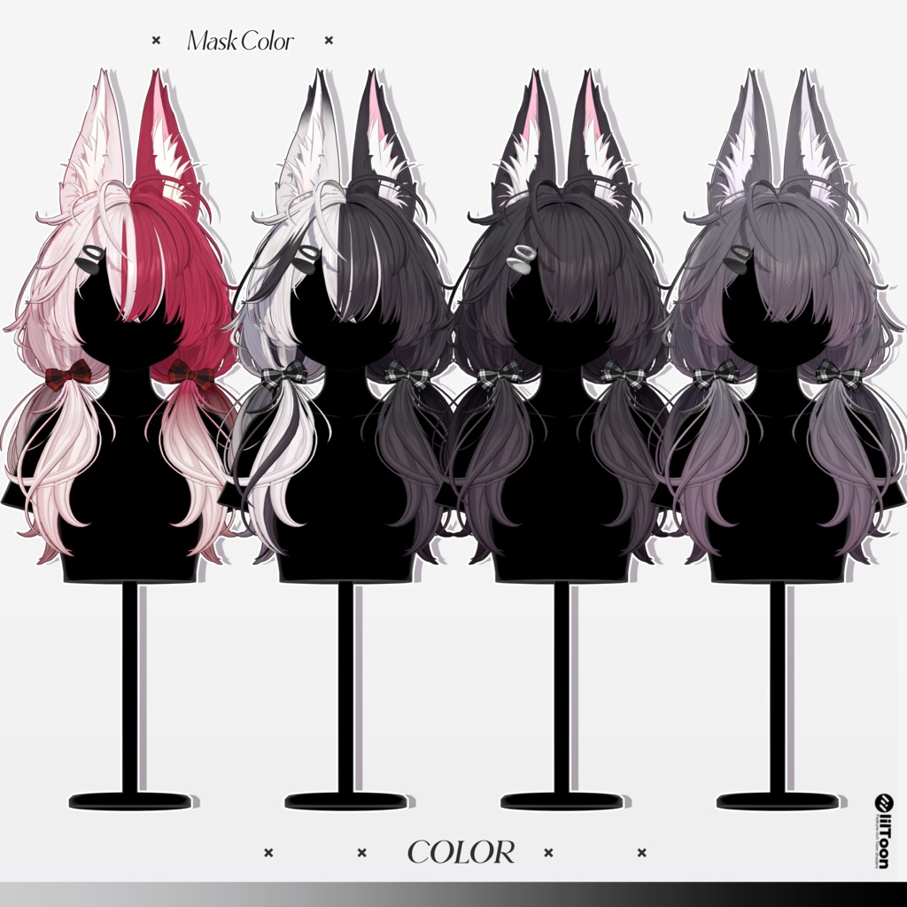 【10 avatars】【VRC Hair】♥ Cocoa_Hair ♥