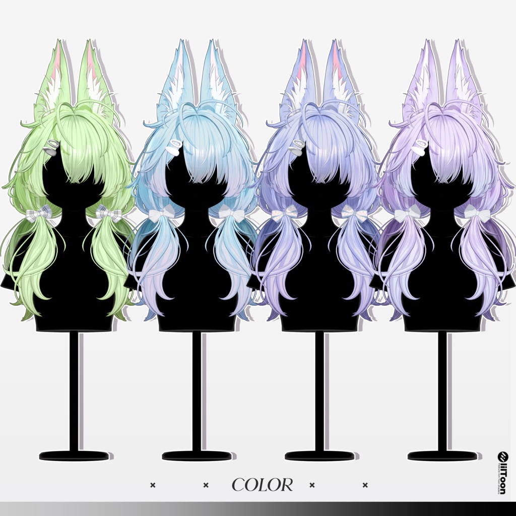 【10 avatars】【VRC Hair】♥ Cocoa_Hair ♥