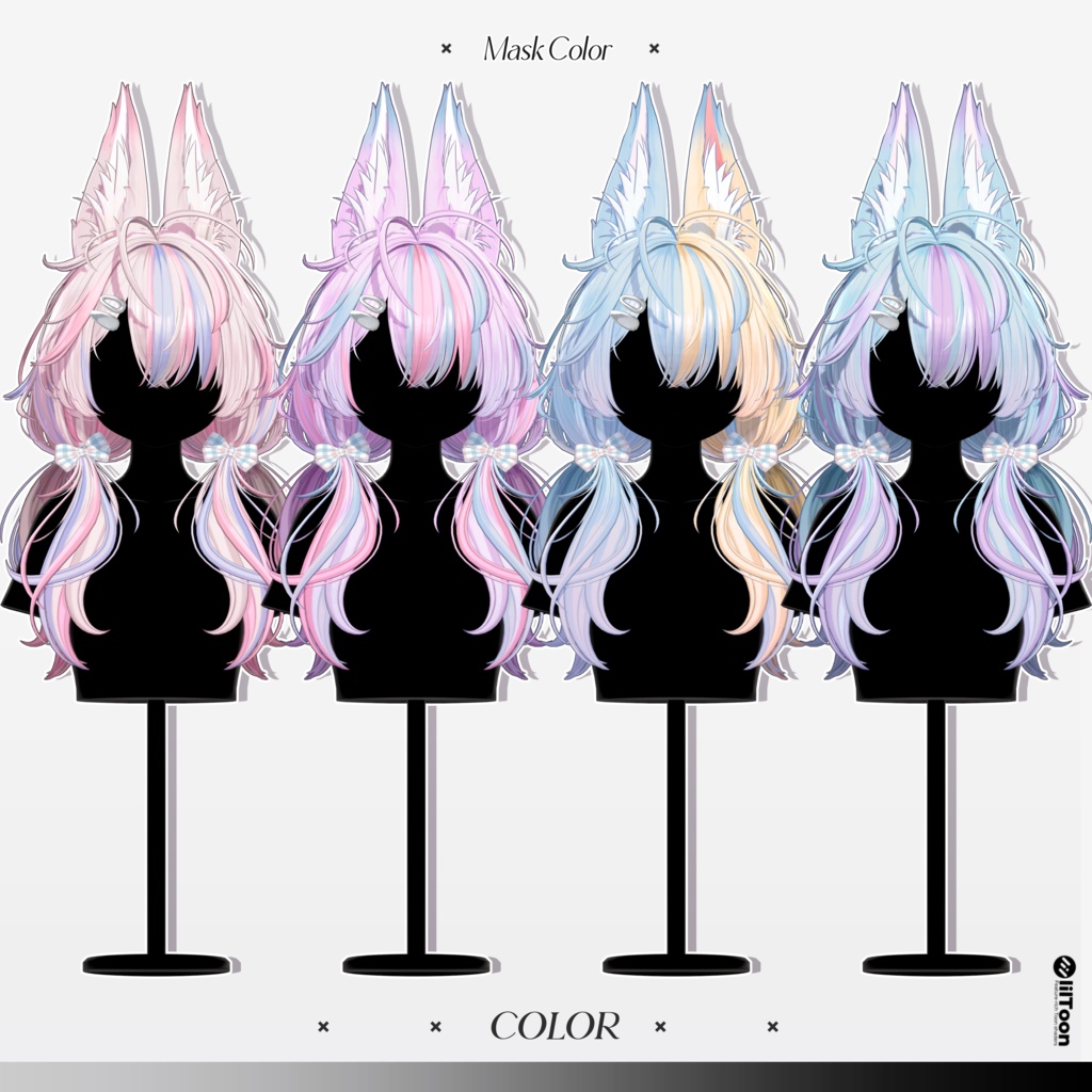 【10 avatars】【VRC Hair】♥ Cocoa_Hair ♥