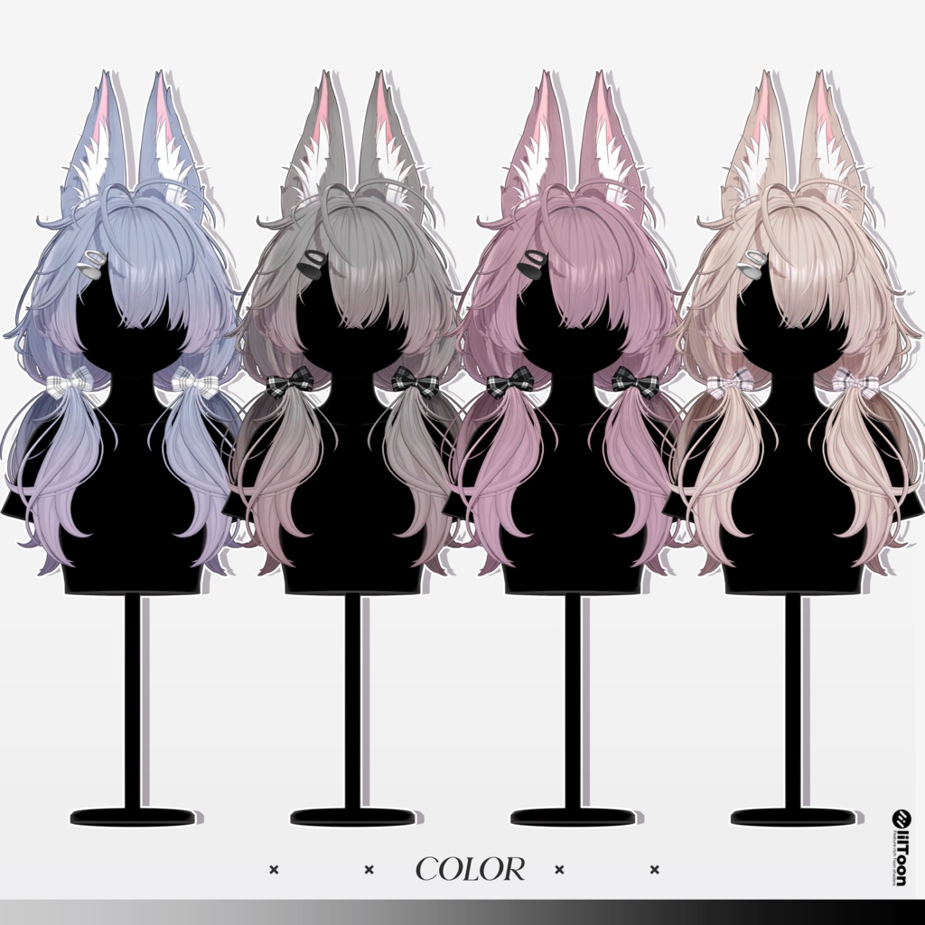 【10 avatars】【VRC Hair】♥ Cocoa_Hair ♥