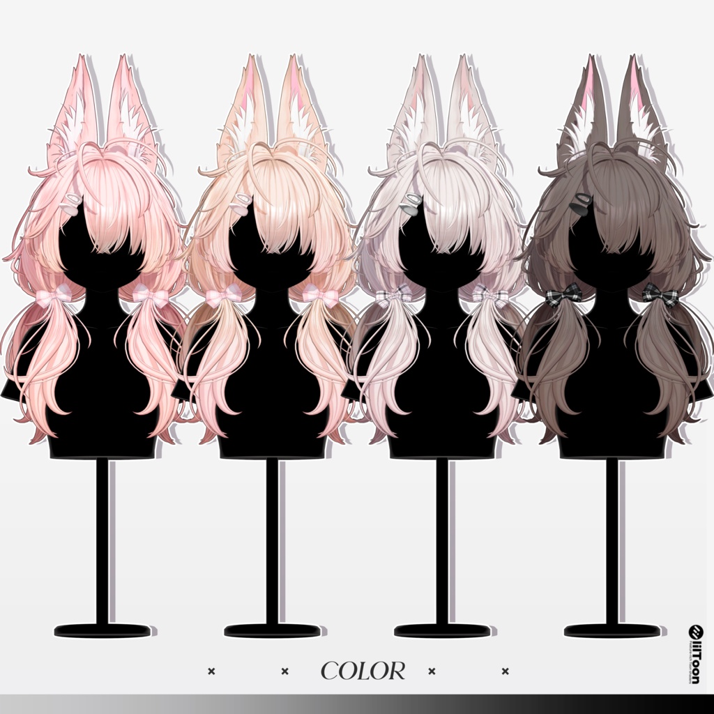 【10 avatars】【VRC Hair】♥ Cocoa_Hair ♥