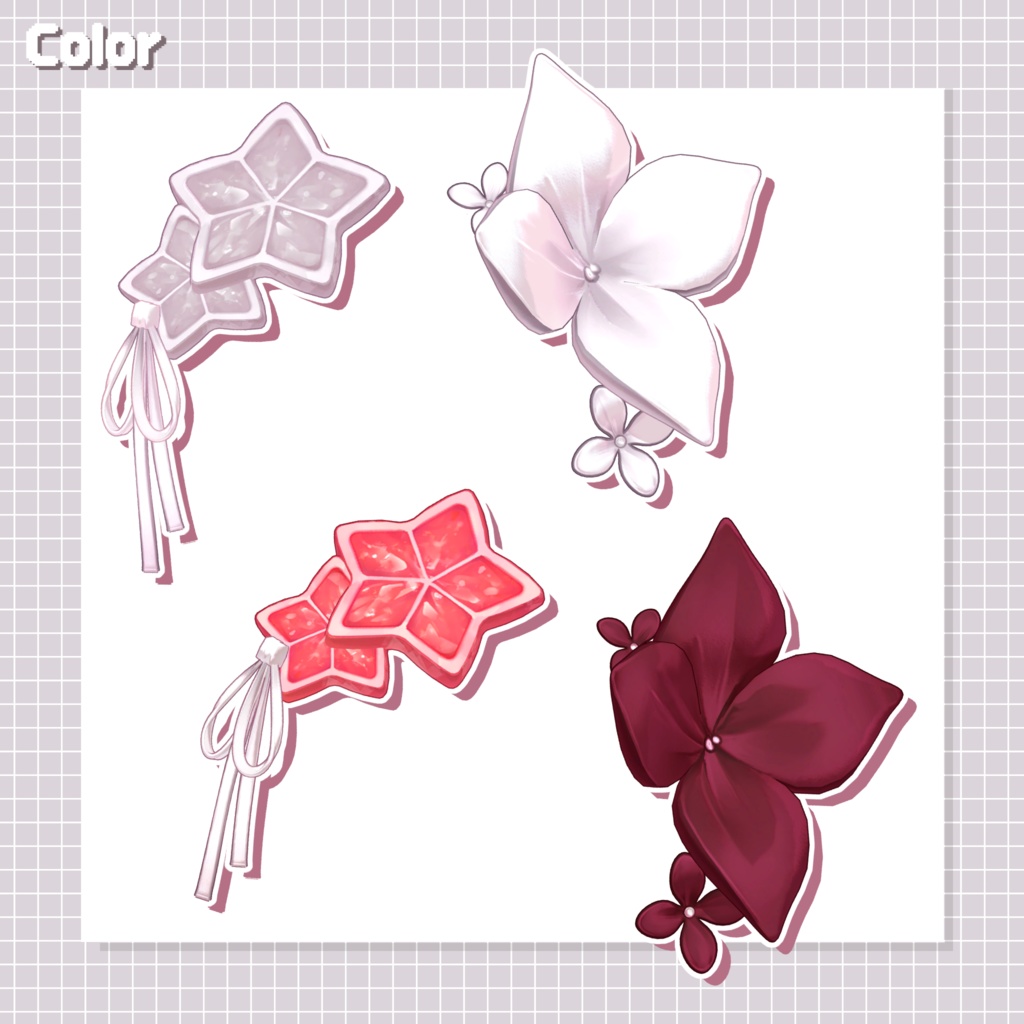 【10 avatars】【VRC Hair】♥ Raina_Hair ♥