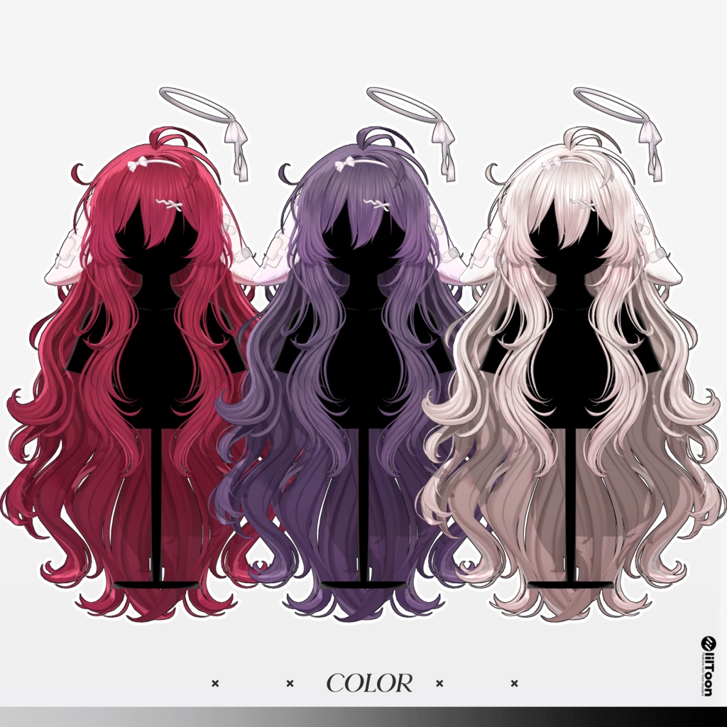 【10 avatars】【VRC Hair】♥ Meloa_Hair ♥