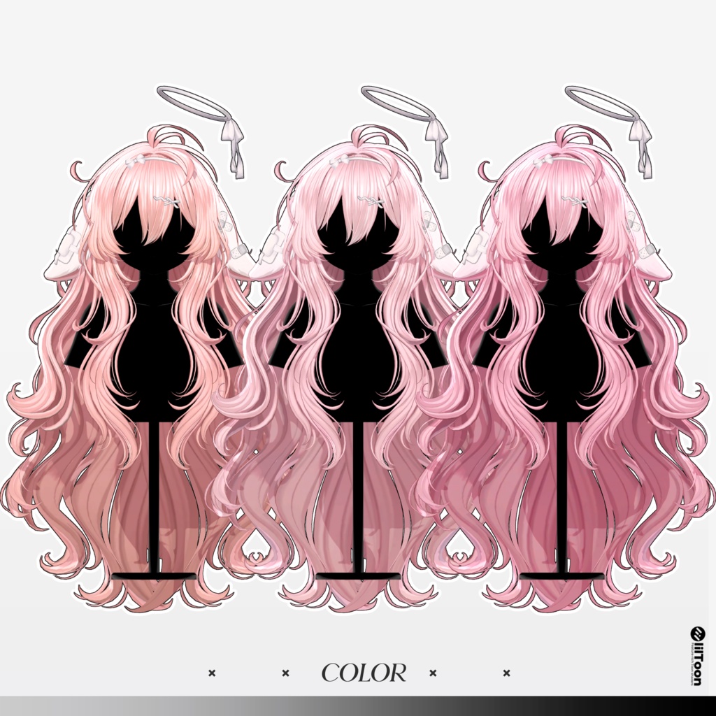 【10 avatars】【VRC Hair】♥ Meloa_Hair ♥