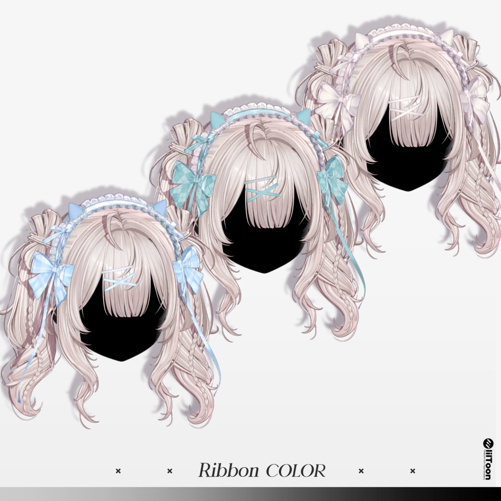 【12 avatars】【VRC Hair】♥ Lino_Hair ♥