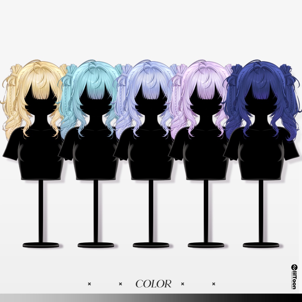 【12 avatars】【VRC Hair】♥ Lino_Hair ♥