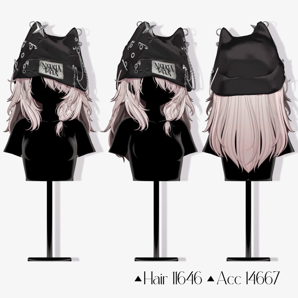 ✨Sale 中✨【12 avatars】【VRC Hair】♥ Sena_Hair ♥