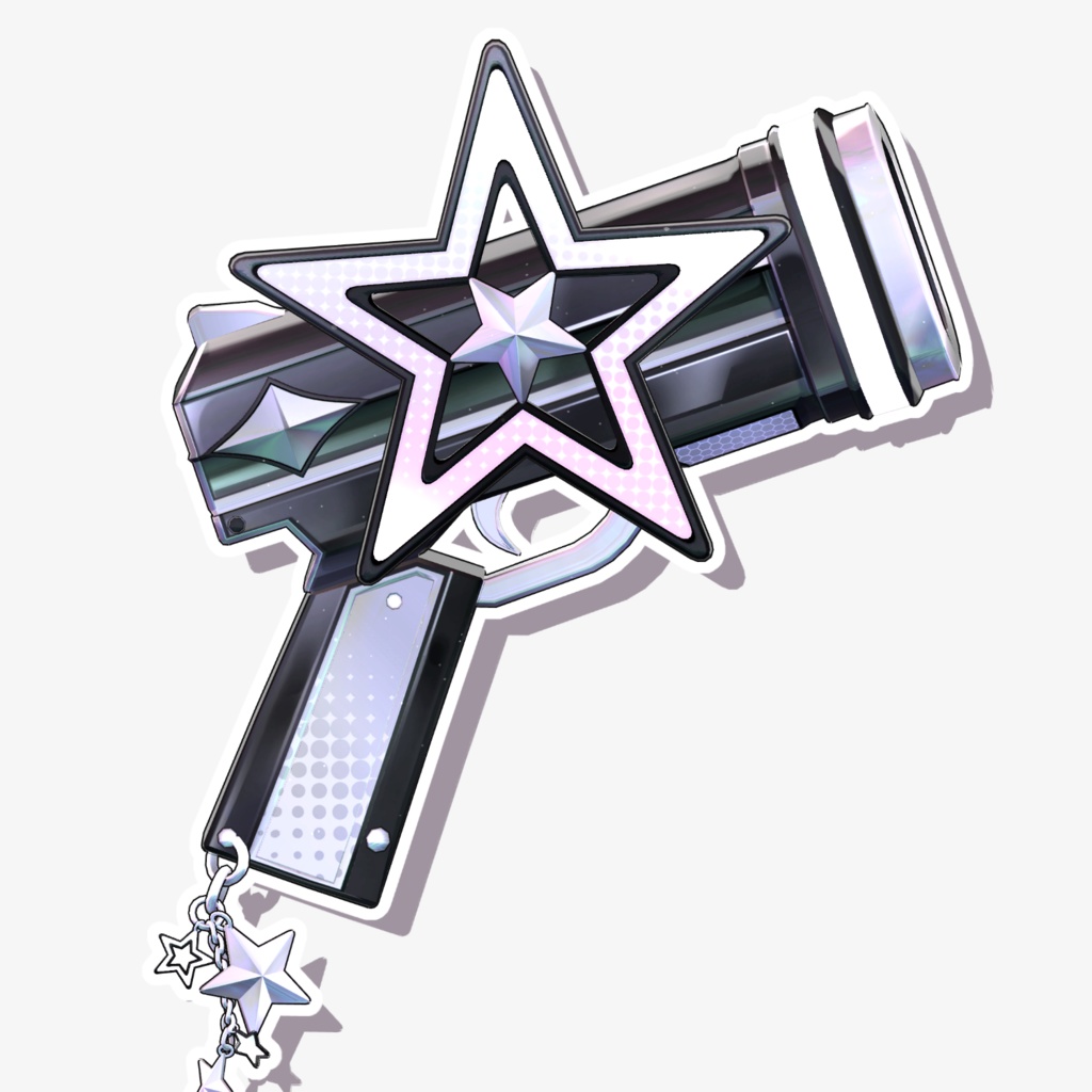 Sale 中 🍭 【 VRC Accessories 】 Stella Lux (Gun🔫)