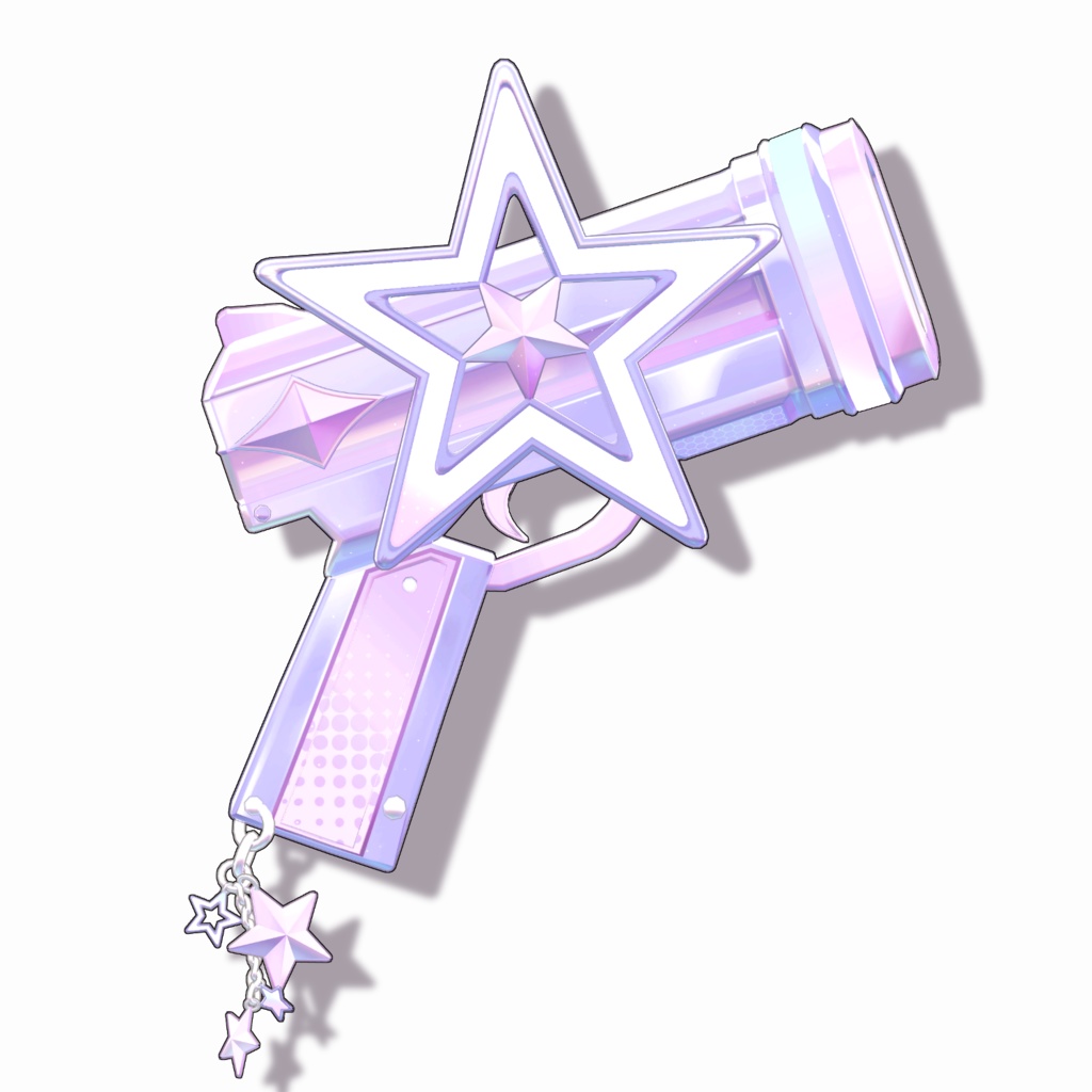 Sale 中 🍭 【 VRC Accessories 】 Stella Lux (Gun🔫)