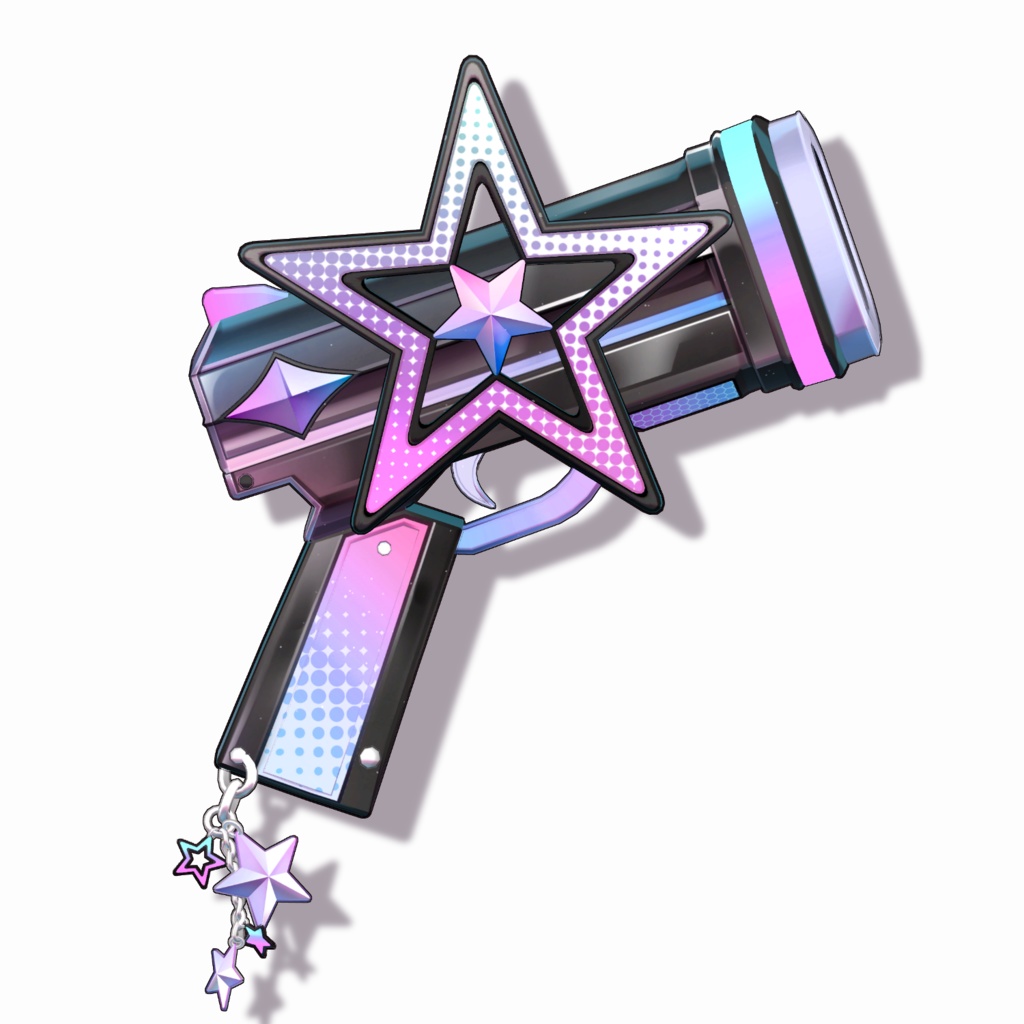 Sale 中 🍭 【 VRC Accessories 】 Stella Lux (Gun🔫)