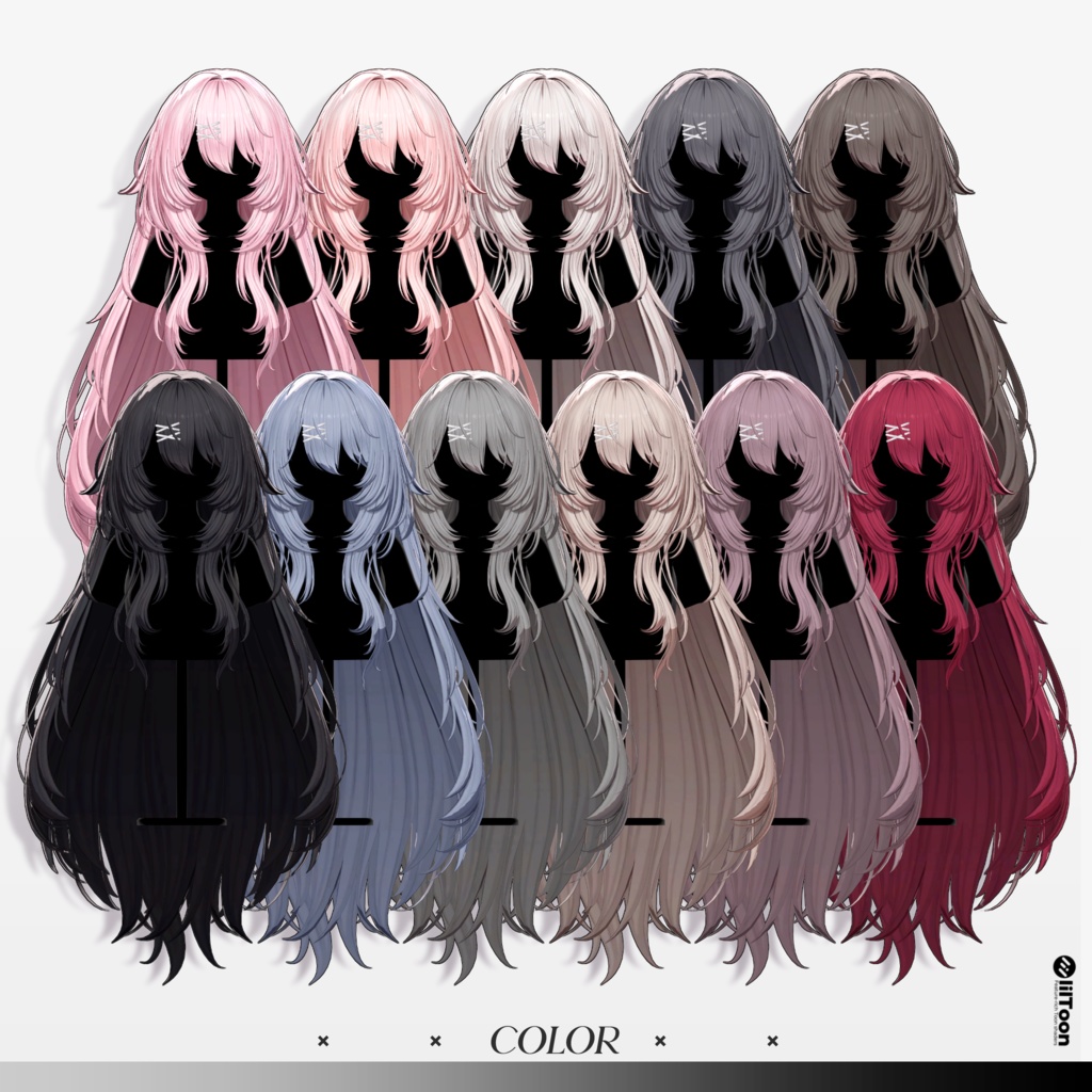 Sale 中✨【10 avatars】【VRC Hair】♥ Monaca_Hair ♥