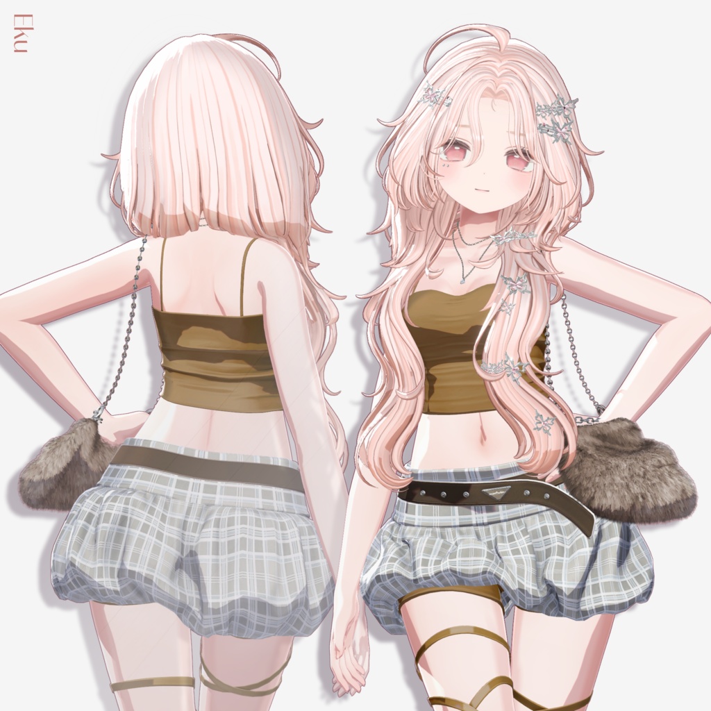 ✨Sale 中✨【14 avatars】【VRC Hair】♥ Papi_Hair ♥