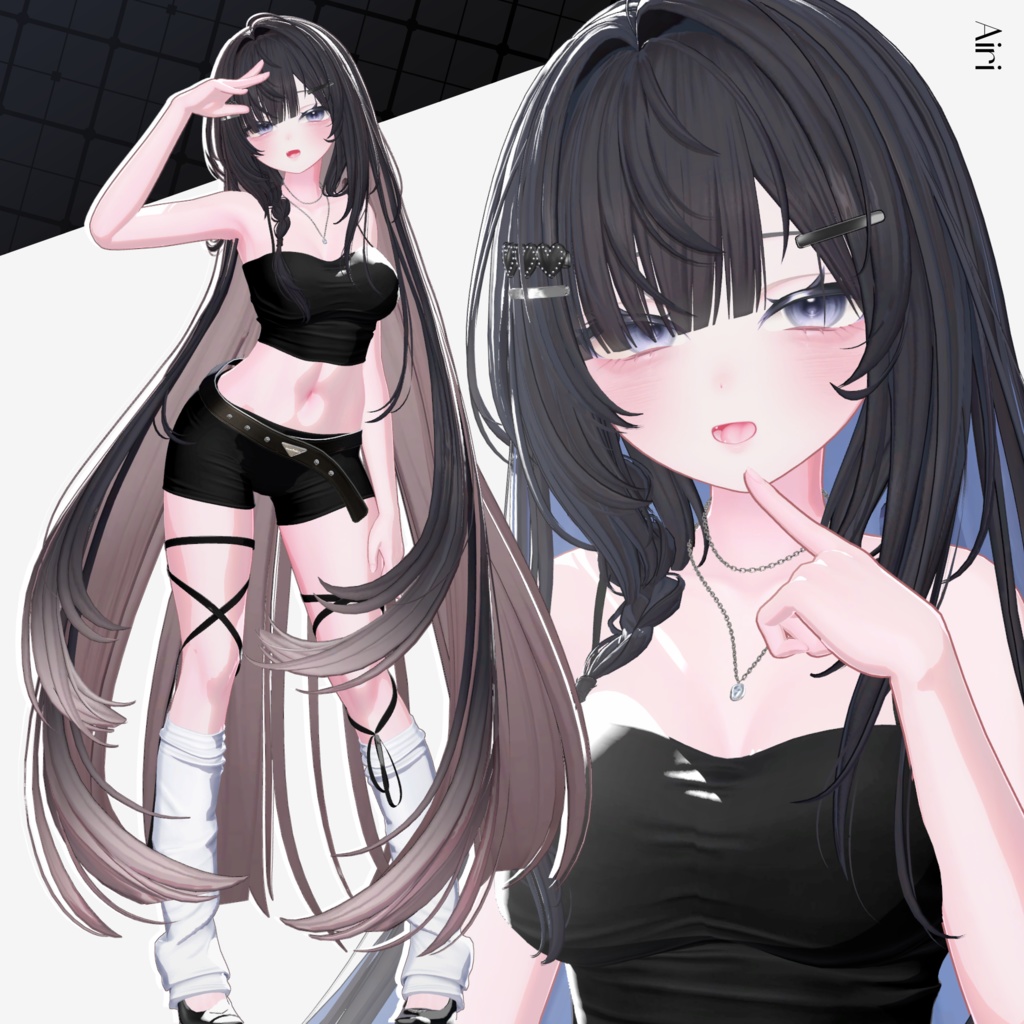 ✨Sale 中✨【9 avatars】【VRC Hair】♥ Lozy Hair ♥