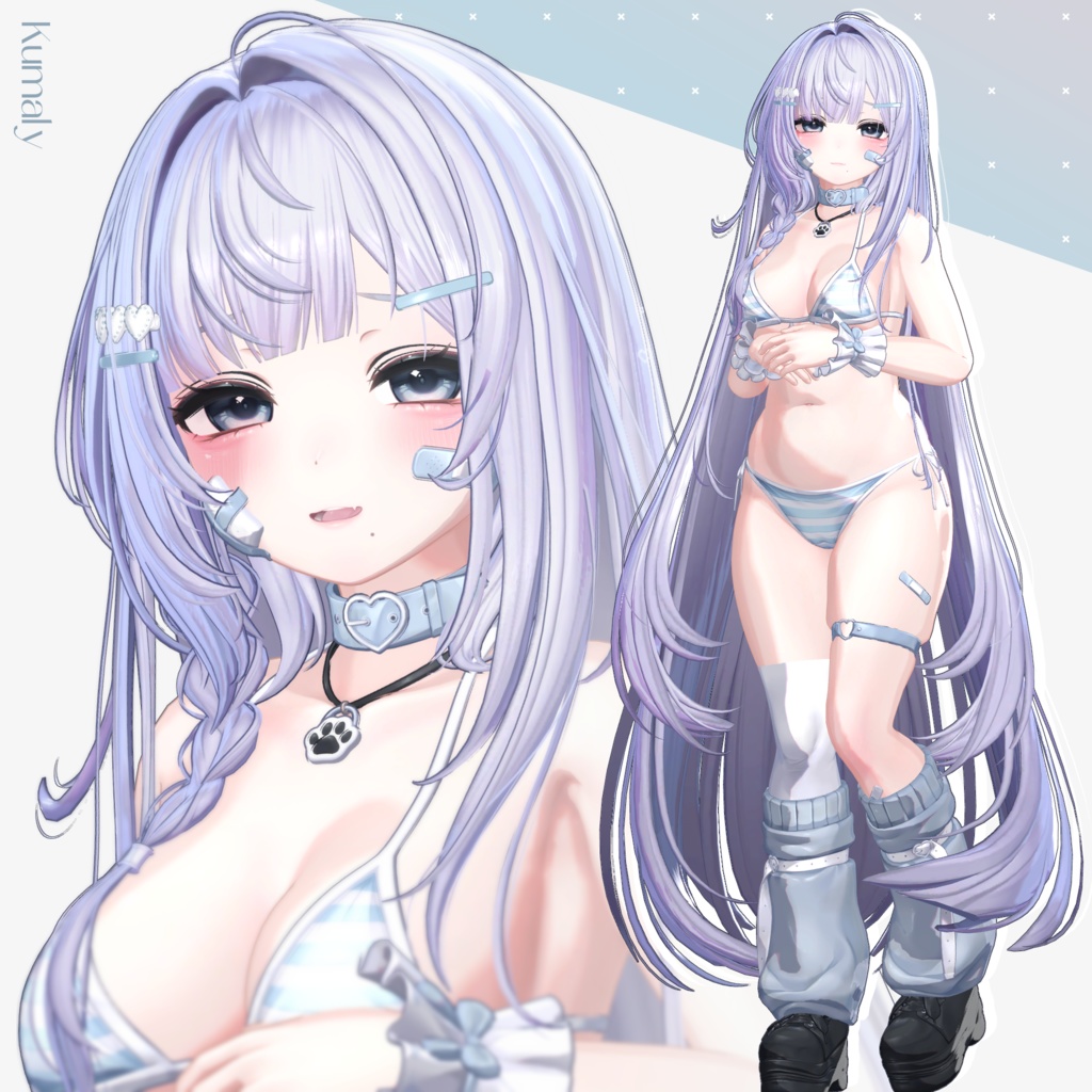 ✨Sale 中✨【9 avatars】【VRC Hair】♥ Lozy Hair ♥