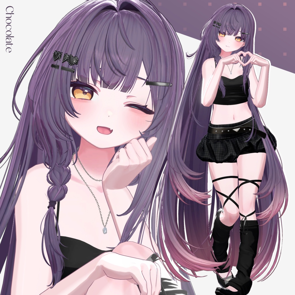 ✨Sale 中✨【9 avatars】【VRC Hair】♥ Lozy Hair ♥