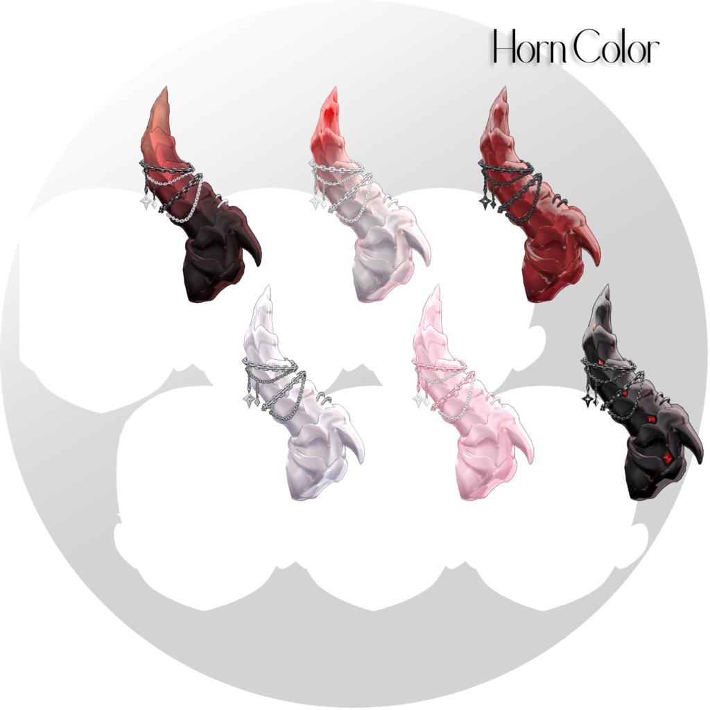 Sale 中😈【12 avatars】【VRC Hair】♥ Little Devil ♥