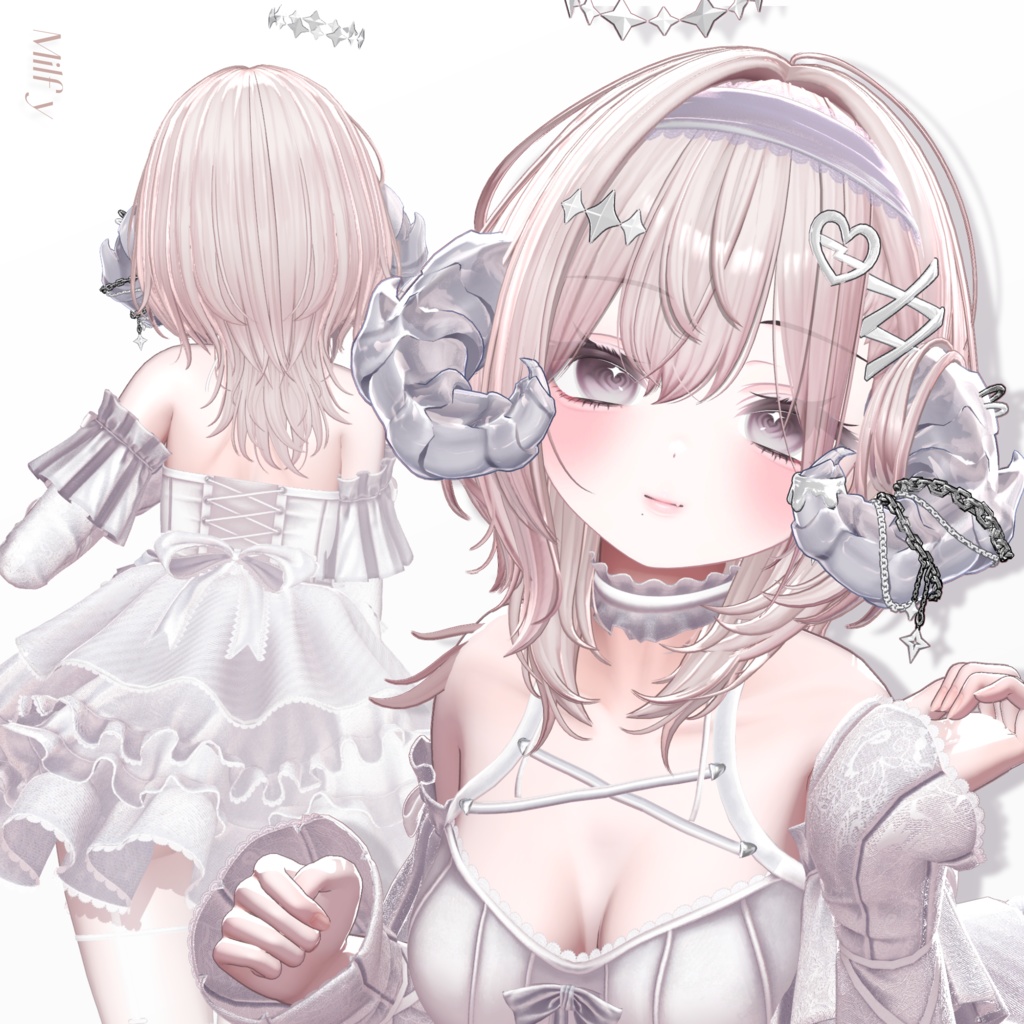 Sale 中😈【12 avatars】【VRC Hair】♥ Little Devil ♥