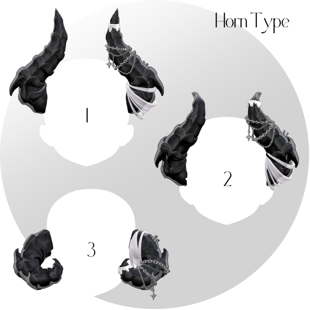 Sale 中😈【12 avatars】【VRC Hair】♥ Little Devil ♥