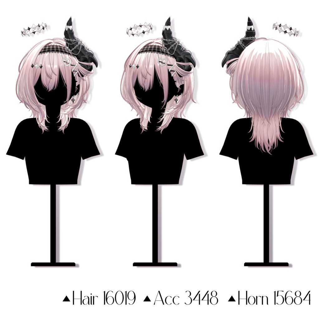 Sale 中😈【12 avatars】【VRC Hair】♥ Little Devil ♥