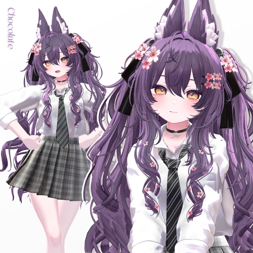 🌸Sale 中🌸【11 avatars】【VRC Hair】♥ Cherish Twin ♥