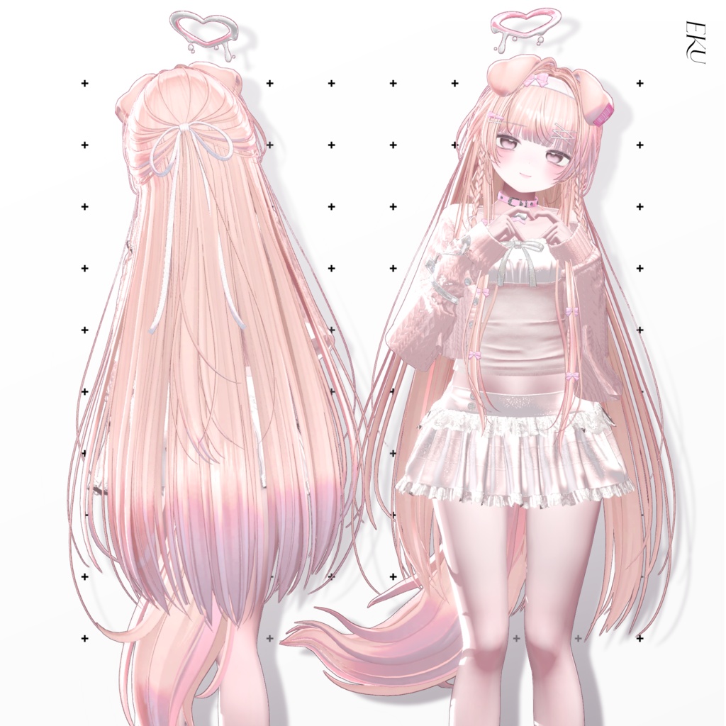 ✨Sale 中✨🐶【11 avatars】【VRC Hair】♥ Classic Long ♥