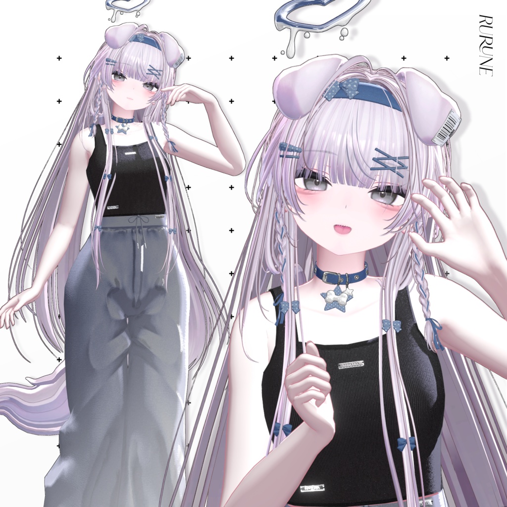 ✨Sale 中✨🐶【11 avatars】【VRC Hair】♥ Classic Long ♥
