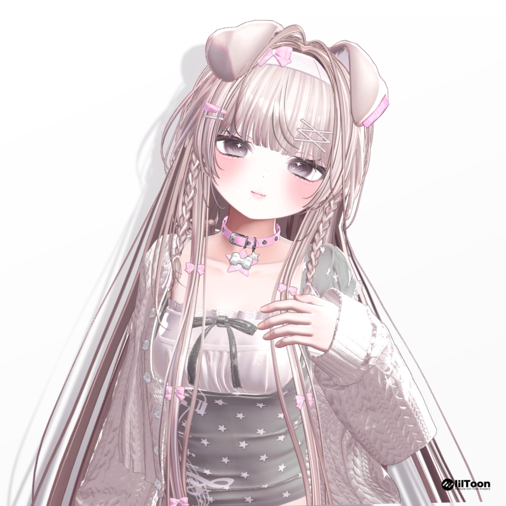 🐶【11 avatars】【VRC Hair】♥ Classic Long ♥