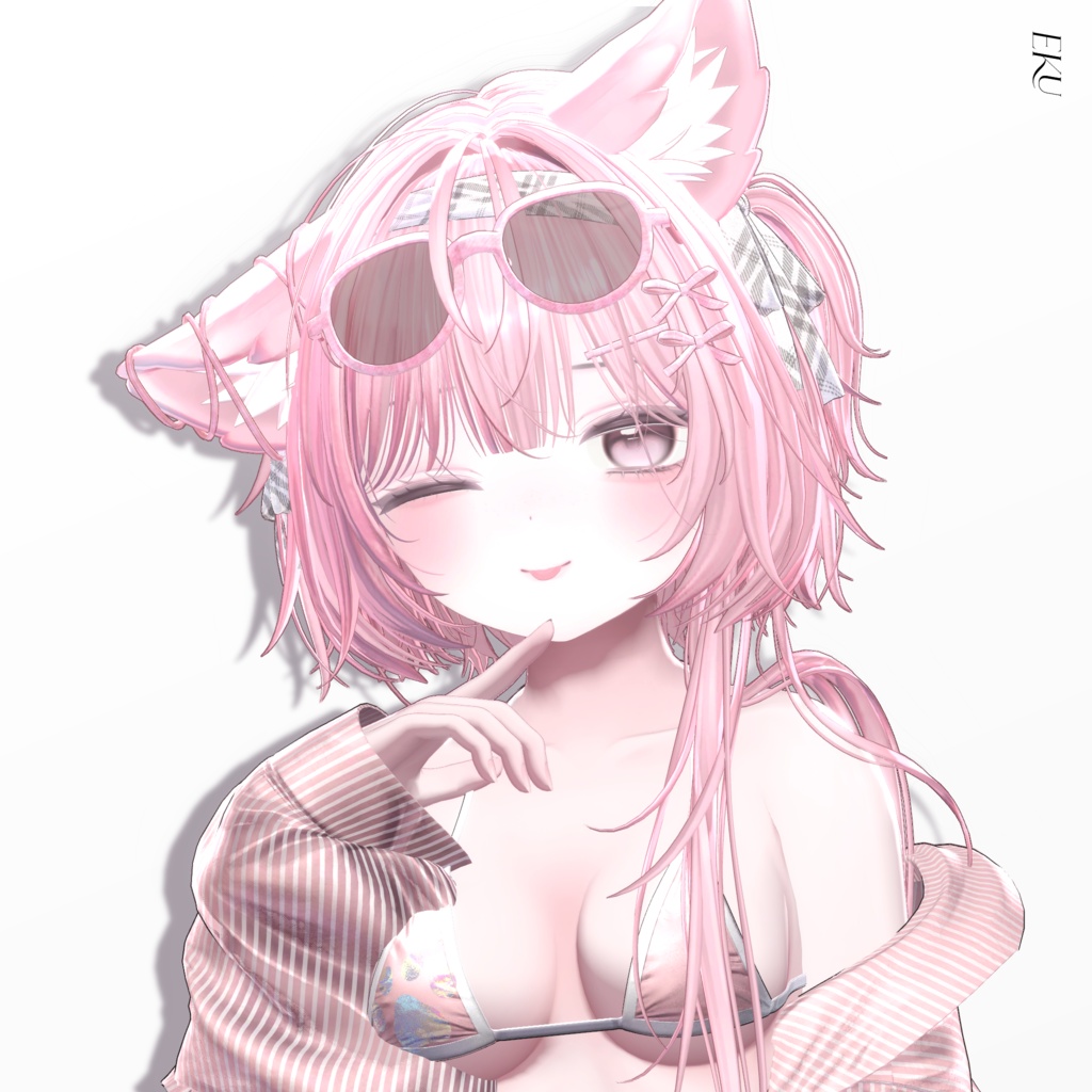 Sale 中😼【11 avatars】【VRC Hair】♥ Sassy Neko ♥