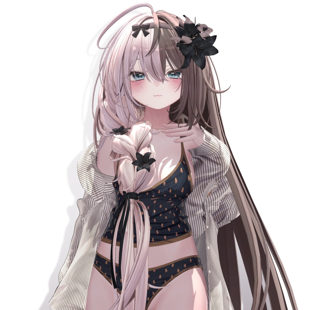 🍃Sale 中🍃【12 avatars】【VRC Hair】♥ Antique Braid ♥