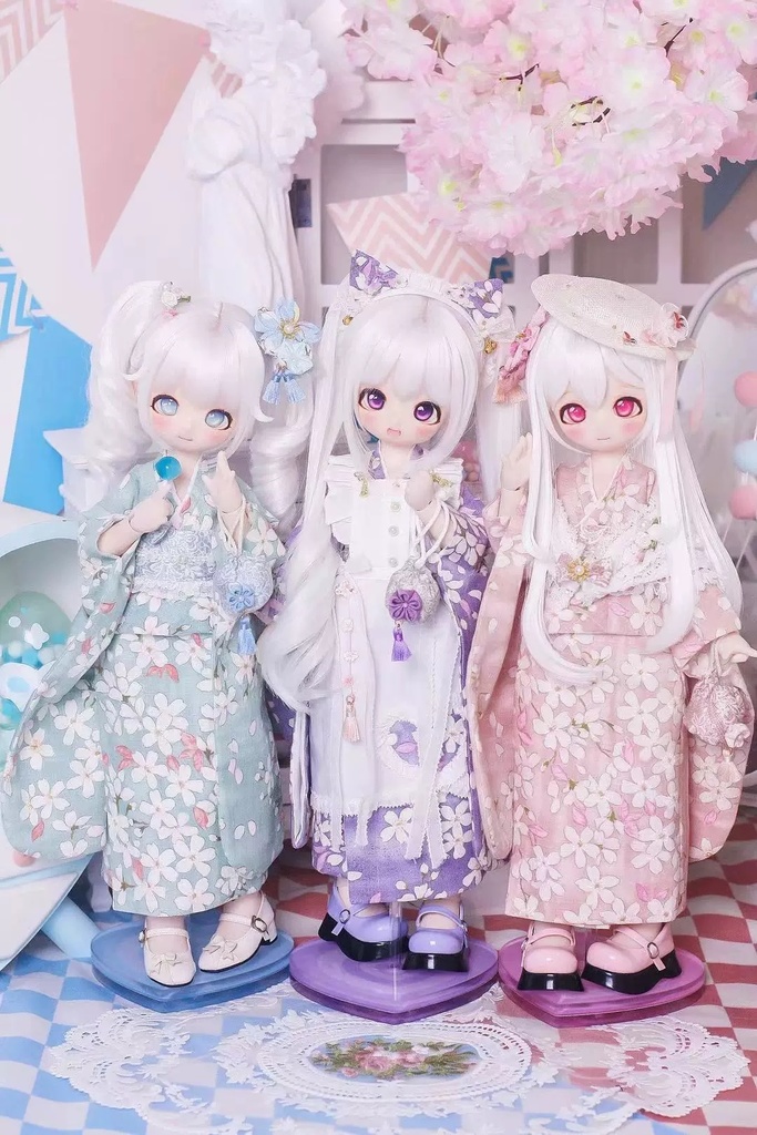 【1/4】にゃんこ和メイド浴衣セット