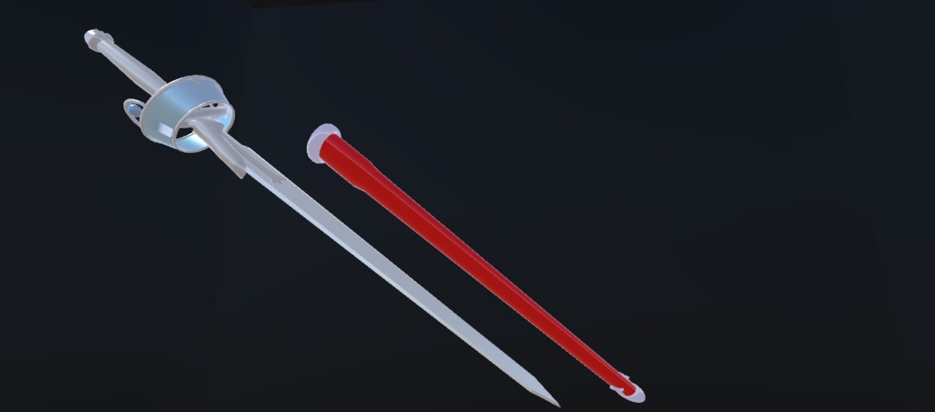 【VRC向け】レイピア【武器】