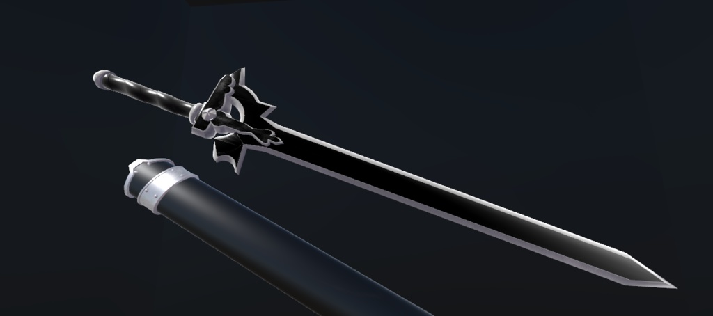 【VRC向け】エリュシデータ【武器】